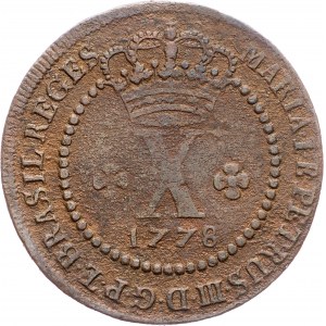 Brazil, 10 Reis 1778