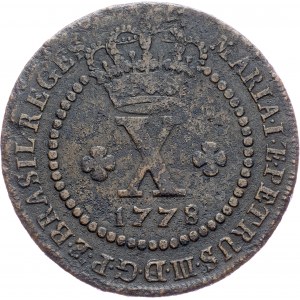 Brazil, 10 Reis 1778