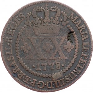 Brazil, 20 Reis 1778