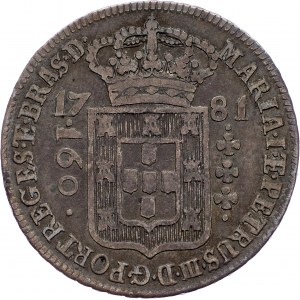 Brazil, 160 Reis 1781