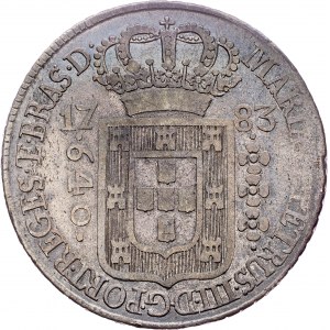 Brazil, 640 Reis 1783