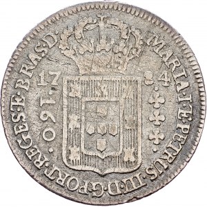 Brazil, 160 Reis 1784