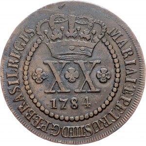 Brazil, 20 Reis 1784