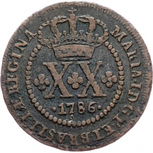 Brazil, 20 Reis 1786