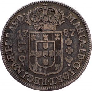 Brazil, 160 Reis 1787