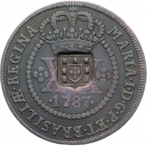 Brazil, 20 Reis 1787