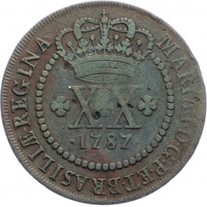 Brazil, 20 Reis 1787