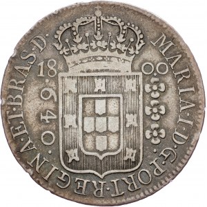 Brazil, 640 Reis 1800