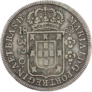Brazil, 320 Reis 1802