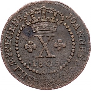 Brazil, 10 Reis 1805