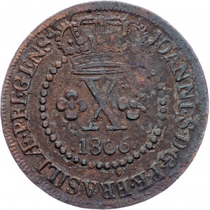 Brazil, 10 Reis 1806