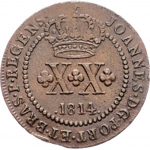 Brazil, 20 Reis 1814