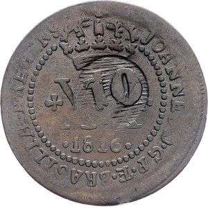 Brazil, 10 Reis 1816