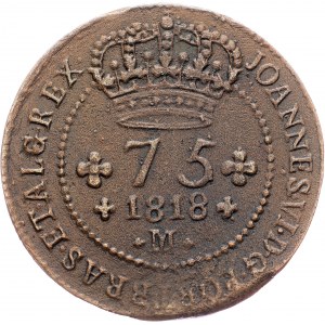 Brazil, 75 Reis 1818