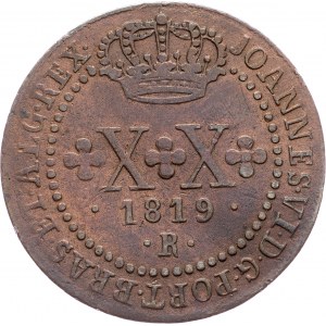 Brazil, 20 Reis 1819