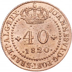 Brazil, 40 Reis 1820