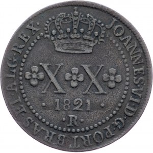 Brazil, 20 Reis 1821