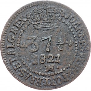 Brazil, 37,5 Reis 1821