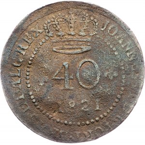 Brazil, 40 Reis 1821