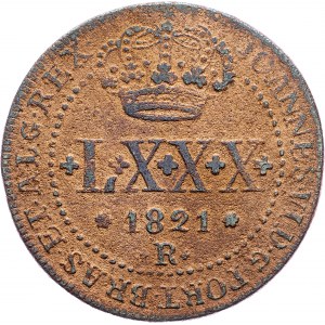 Brazil, 80 Reis 1821