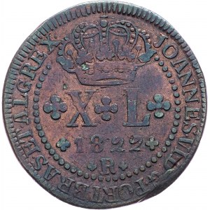 Brazil, 40 Reis 1822
