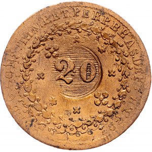 Brazil, 20 Reis 1823