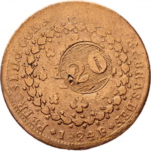 Brazil, 20 Reis 1824