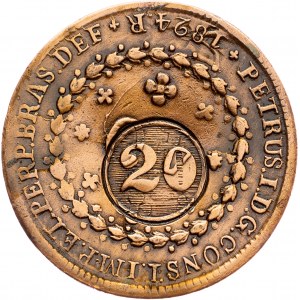 Brazil, 20 Reis 1824