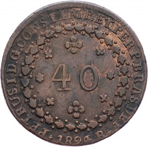 Brazil, 40 Reis 1824