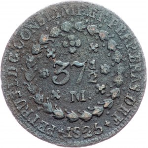 Brazil, 37 1/2 Reis 1825