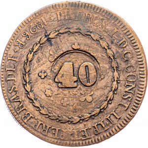 Brazil, 40 Reis 1826