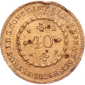 Brazil, 40 Reis 1826