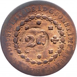 Brazil, 20 Reis 1828