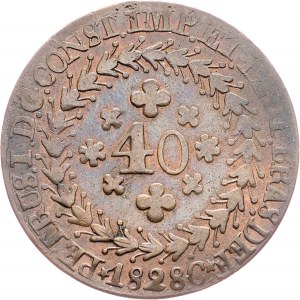 Brazil, 40 Reis 1828