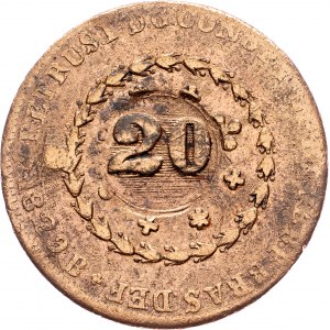 Brazil, 20 Reis 1829