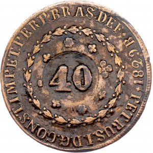 Brazil, 40 Reis 1829