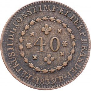 Brazil, 40 Reis 1832