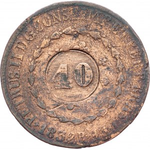 Brazil, 40 Reis 1832