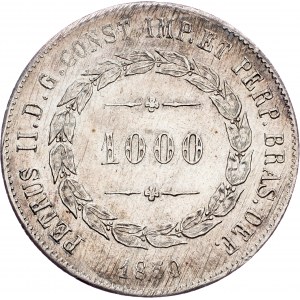 Brazil, 1000 Reis 1850
