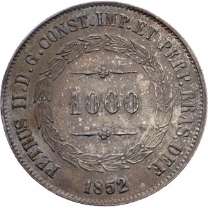 Brazil, 1000 Reis 1852