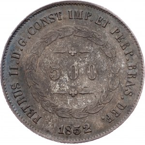 Brazil, 500 Reis 1852