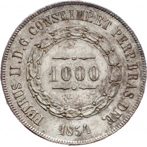 Brazil, 1000 Reis 1854