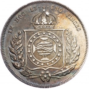 Brazil, 200 Reis 1856