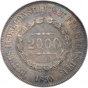Brazil, 2000 Reis 1856