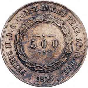 Brazil, 500 Reis 1856