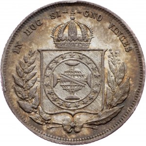 Brazil, 200 Reis 1857
