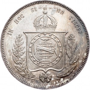 Brazil, 2000 Reis 1857