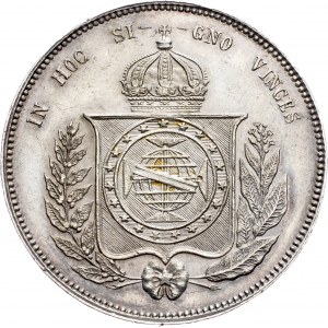 Brazil, 2000 Reis 1857
