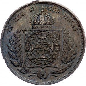 Brazil, 200 Reis 1858