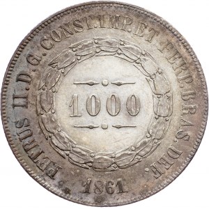 Brazil, 1000 Reis 1861